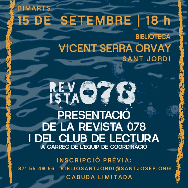 Presentació de la revista 078 i del Club de lectura