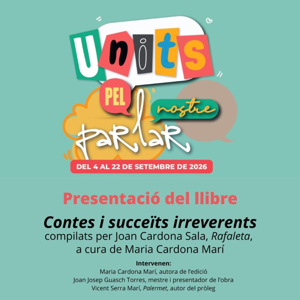 Presentació del Ilibre Contes i succeïts irreverents