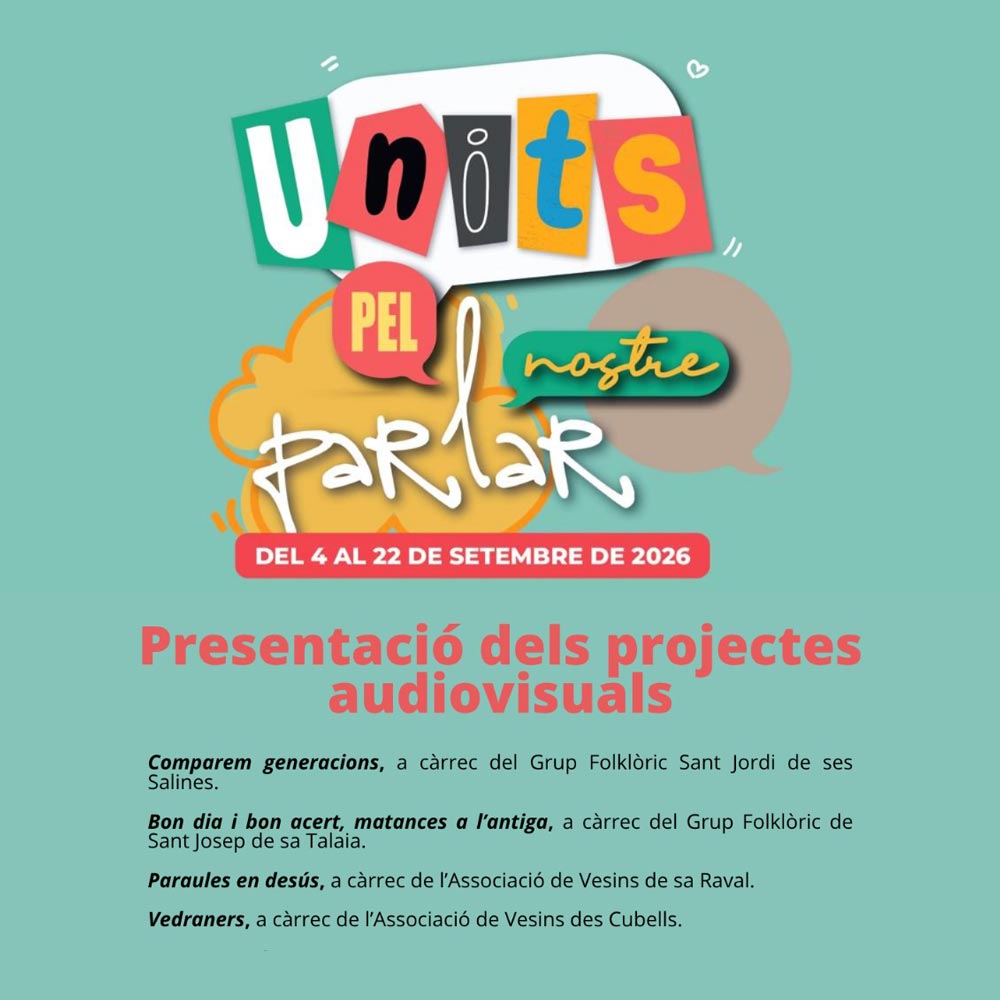 Presentació de projectes audiovisuals