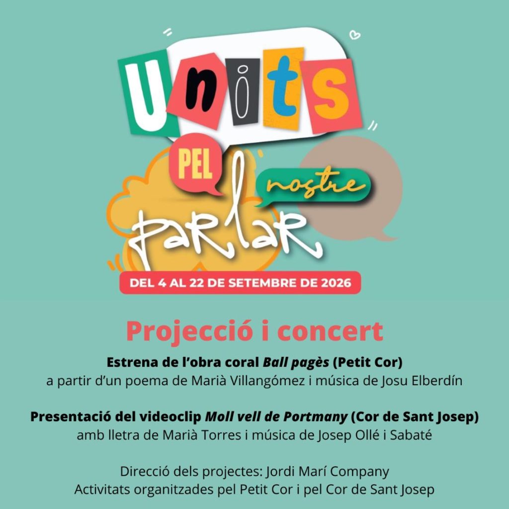 Projecció i concert
